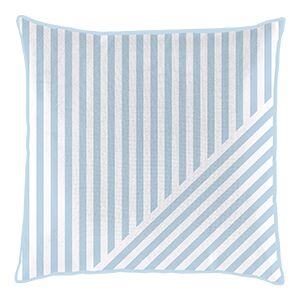 18x18 in Square Cushion - Aqua groove