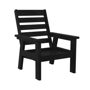 High-Back Charleston Armchair - Black