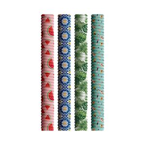 Nouilles Deco assorties - Pastèque/Feuillage/Baignade/Azure