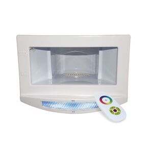 Decorative White Screw Cap for Multicolor LED Light