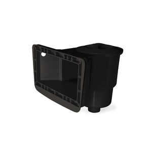 Écumoire murale complète à grande bouche noire pour piscine eau salée