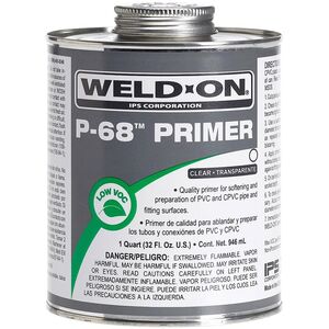 Weld-On 12209 IPS P-68 Primer Clear (1 Pint)