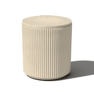Demi Chill Accent Table with Storage - Sand