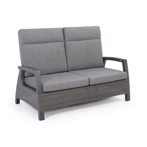 Reclining Club Loveseat Prato - Anthracite