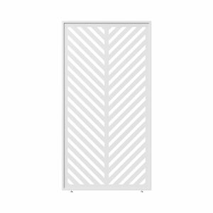 Decorative Chevron Panel 13' - White
