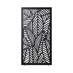 Panneau décoratif Palmier - Noir