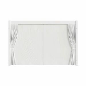 13'x13' Curtain and Mosquito Net Set - White