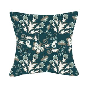 Coussin carré - Paisley sarcelle