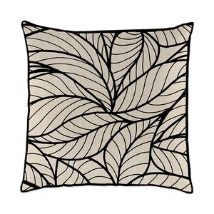 Coussin carré - Feuilles de bananier