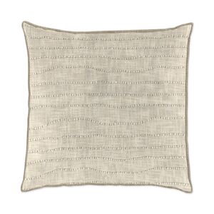 Coussin carré - Lignes horizontales brisées