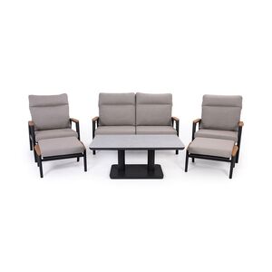 Lugano Conversation Set – Taupe