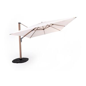 Deluxe 10' square cantilever umbrella – Cream
