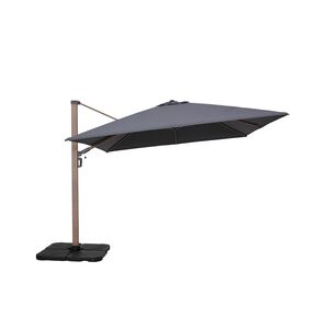 Deluxe 10' square cantilever umbrella – Dark Grey