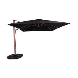 Deluxe 10' square cantilever umbrella – Black