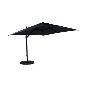 Deluxe 10' square cantilever umbrella – Matte Black