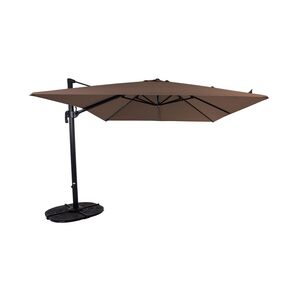 Parasol suspendu carré 10' Deluxe - Taupe