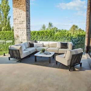 Bondi Dining Sectional – 4 Center Modules