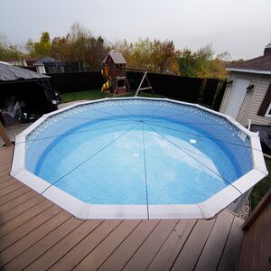 Système d'élastiques pour piscine ronde 15' à 18'