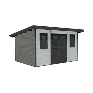 Mistral Shed 12' x 10' Nordic Grey/Black