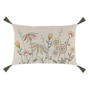 Coussin lombaire  - Imprimé champs fleuri