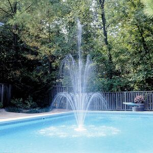 Ocean Blue Colour Fest Illuminated Pool Fountain