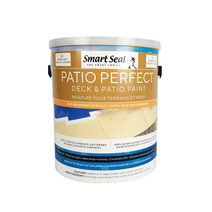 Peinture acrylique pour terrasse Smart Seal Patio Perfect (sable des prairies, 1 gallon)