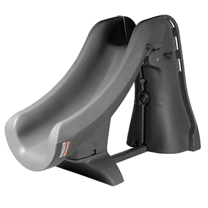 Toboggan amovible pour piscine creusée SlideAway Safe (gris)