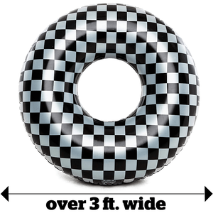 Giant Checkered Pool Ring Float