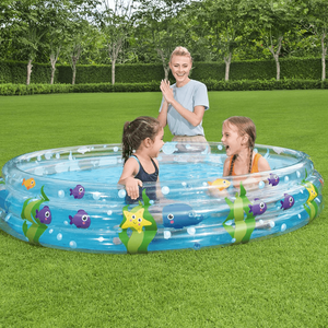 Piscine pour enfants ronde à 3 anneaux de 6 pieds