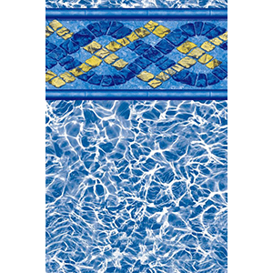 Toile accrochée Kayak Cypress rectangulaire de 16 x 32 pieds pour piscine d'une hauteur de 48 pouces