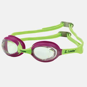 Child Atom Clear / Pink Lime Swim Goggles