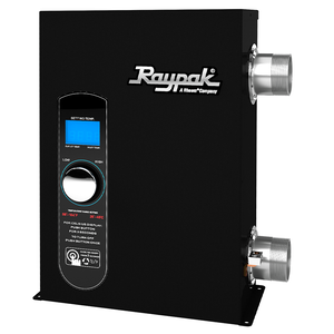 Chauffe-piscine et spa RayPak de 18 kW électrique numérique en titane