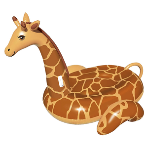 Flotteur de piscine en forme de girafe géante