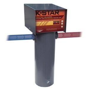 Chauffe-eau électrique numérique K-Star de 10 kW en titane pour piscine et spa au sel (65 000 L)
