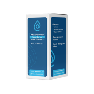 Bandelettes d'analyse de la chimie de l'eau de piscine minérale (bouteille de 50)