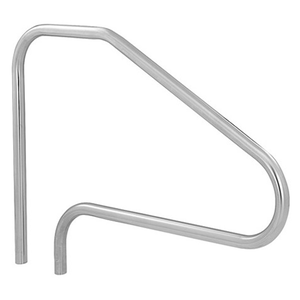 Deck to Deck Mounted 4 Bend Stainless Steel Stair Rail