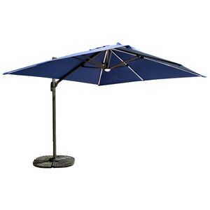 Parasol suspendu Deluxe 10' avec lumière DEL
