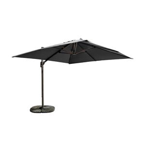 Deluxe hanging umbrella 10' - Charcoal / Dark grey