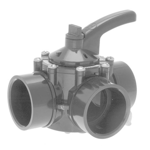 Hayward 3 Port 2 x 2.5 inch PVC Ball Valve