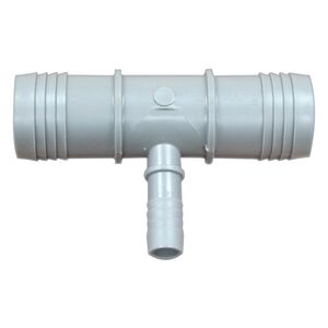 1.5 inch Hose x 1.5 inch Hose x 0.5 inch Hose Tee
