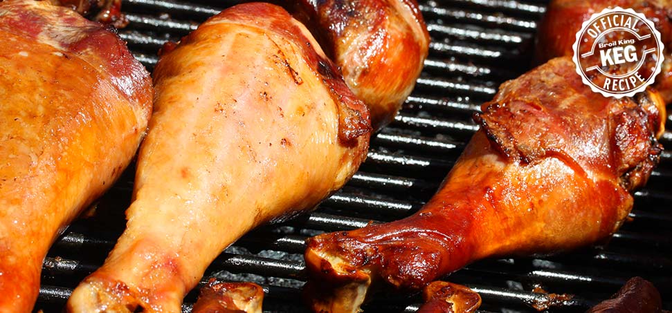 Smokey turkey wings and drumsticks